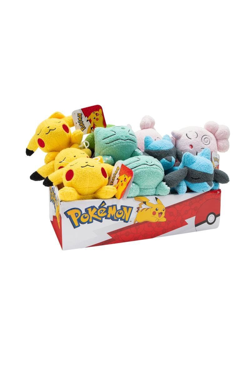 POKEMON 5 INCH SLEEPING PUSH ASSORTED