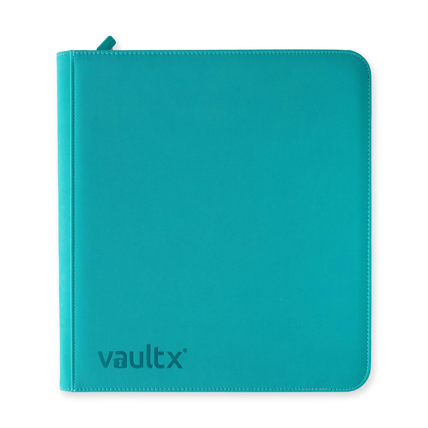 VAULT X ECO TEC 12 POCKET SIDELOADING ZIP BINDER TEAL