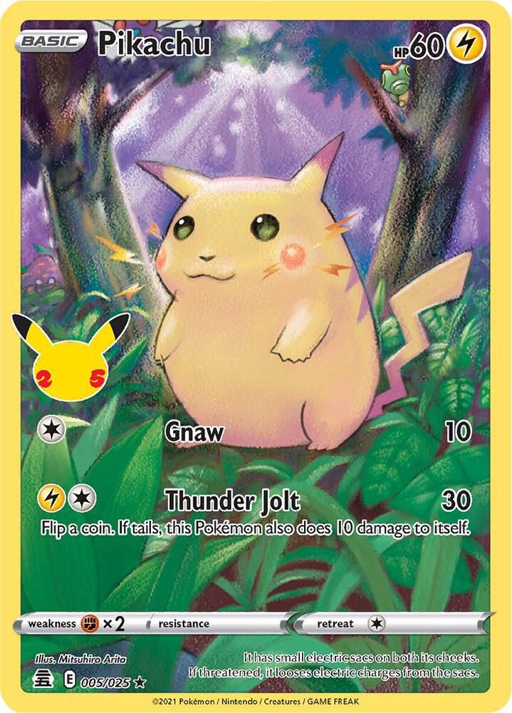 POKEMON PIKACHU  005/025