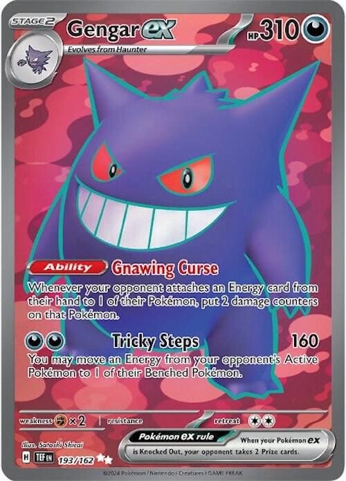 POKEMON GENGAR EX  193/162 UR
