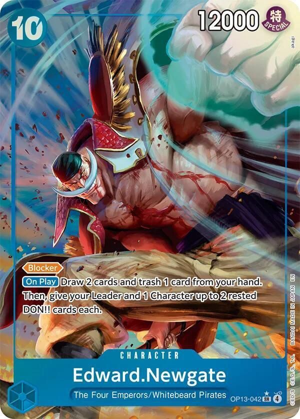 ONE PIECE EDWARD.NEWGATE OP13-042 ALT ART