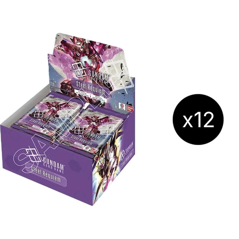 GUNDAM TCG STEEL REQUIEM BOOSTER BOX CASE (12)