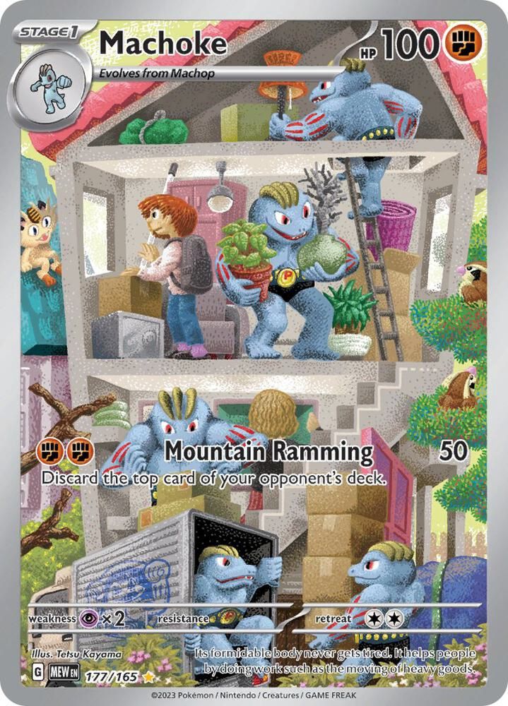 POKEMON MACHOKE LP 177/165