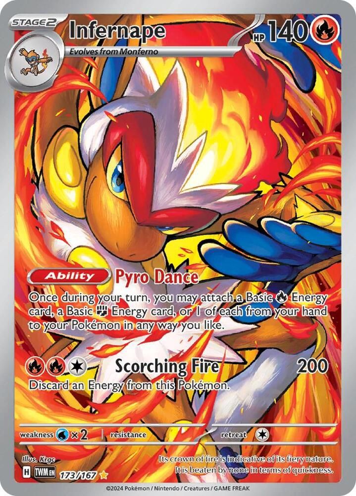 POKEMON INFERNAPE 173/167