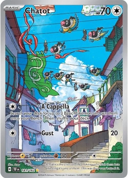POKEMON CHATOT 181/162 ILLUS RARE