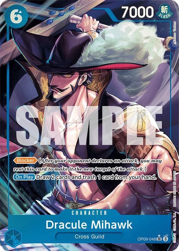 ONE PIECE DRACULE MIHAWK OP09-048 ALT ART