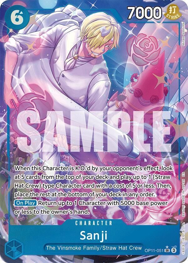 ONE PIECE SANJI OP11-051 ALT ART