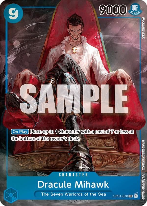 ONE PIECE DRACULE MIHAWK OP01-070 ALT ART