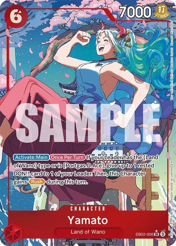ONE PIECE YAMATO EB02-006 ALT ART