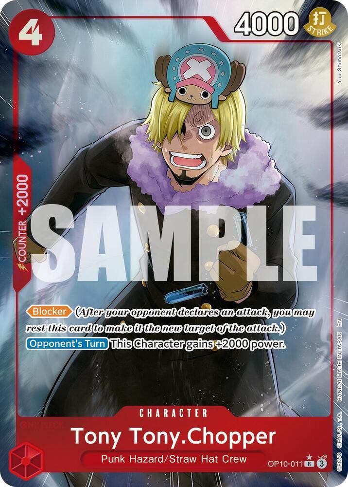 ONE PIECE TONY TONY.CHOPPER OP10-011 ALT ART PRB