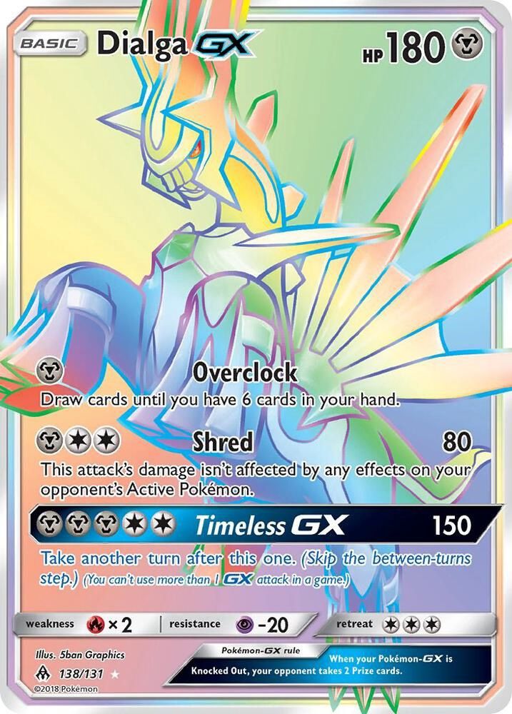 POKEMON DIALGA GX LP 138/131