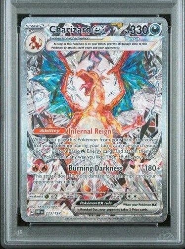 POKEMON CHARIZARD EX PSA 9
