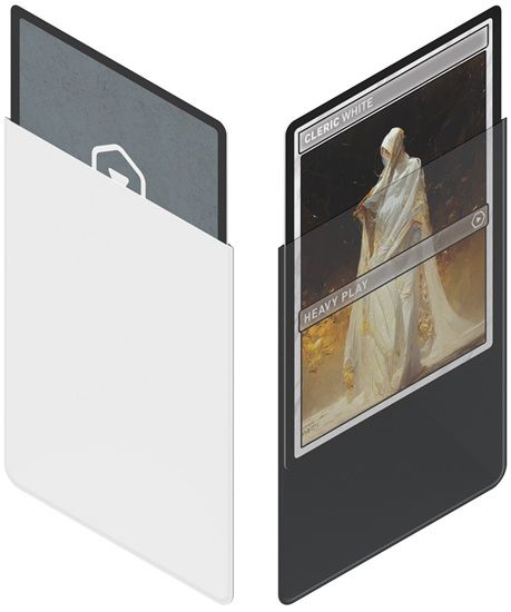 HEAVY PLAY CURVE SLEEVES STANDARD 100 COUNT CLERIC WHITER