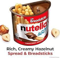 NUTELLA &amp; GO WITH BREADSTICKS