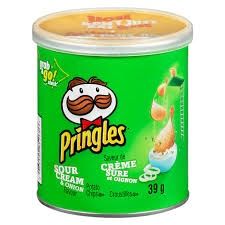 PRINGLES SOUR CREAM AND ONION