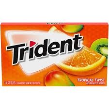 TRIDENT TROPICAL TWIST GUM