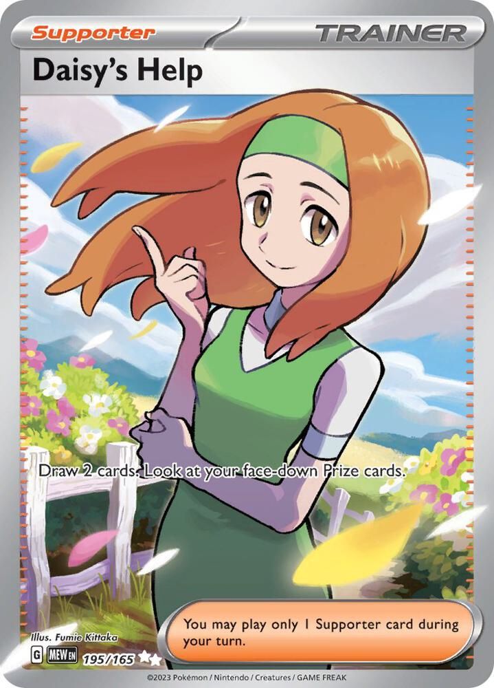 POKEMON DAISY'S HELP 195/165