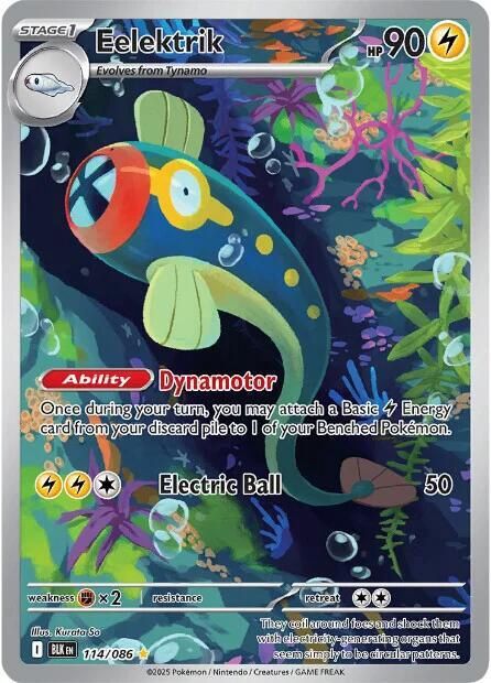POKEMON EELEKTRIK 114/086 ILLUSTRATION RARE