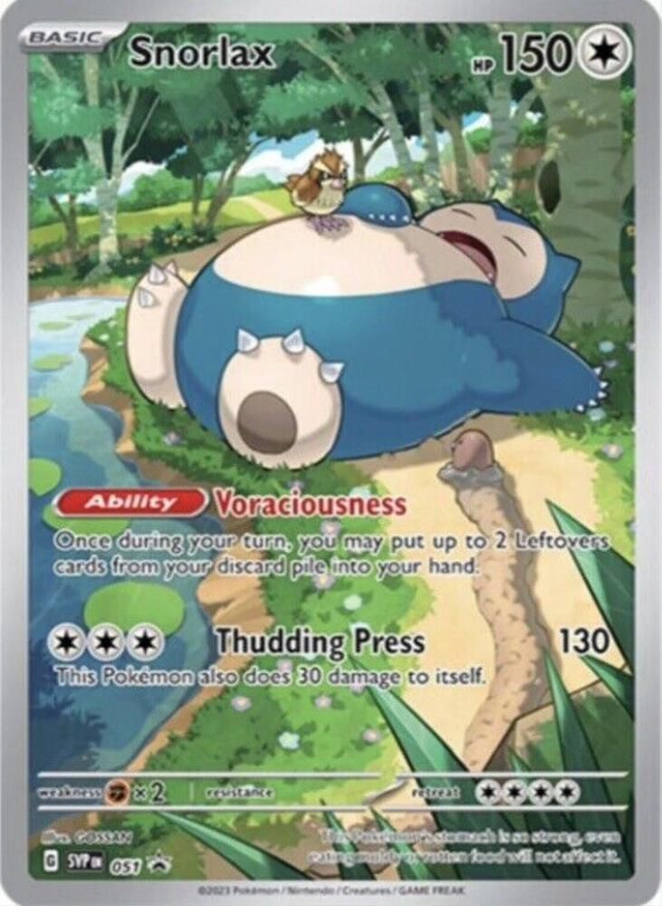 POKEMON SNORLAX SEALED 051 PROMO