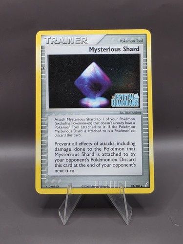 POKEMON MYSTERIOUSE SHARD WITH STAMP 81/100