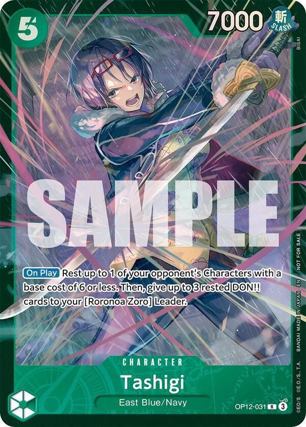 ONE PIECE TASHIGI OP12-031 STORE TREASURE CUP 25