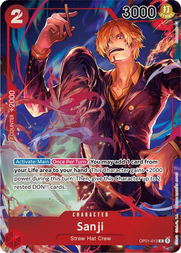 ONE PIECE SANJI OP01-013 ALT ART