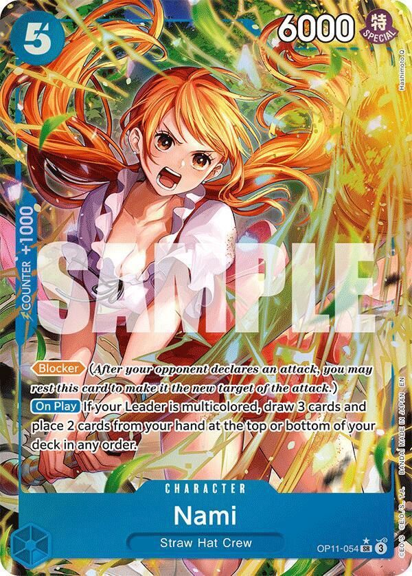 ONE PIECE NAMI OP11-054 ALT ART