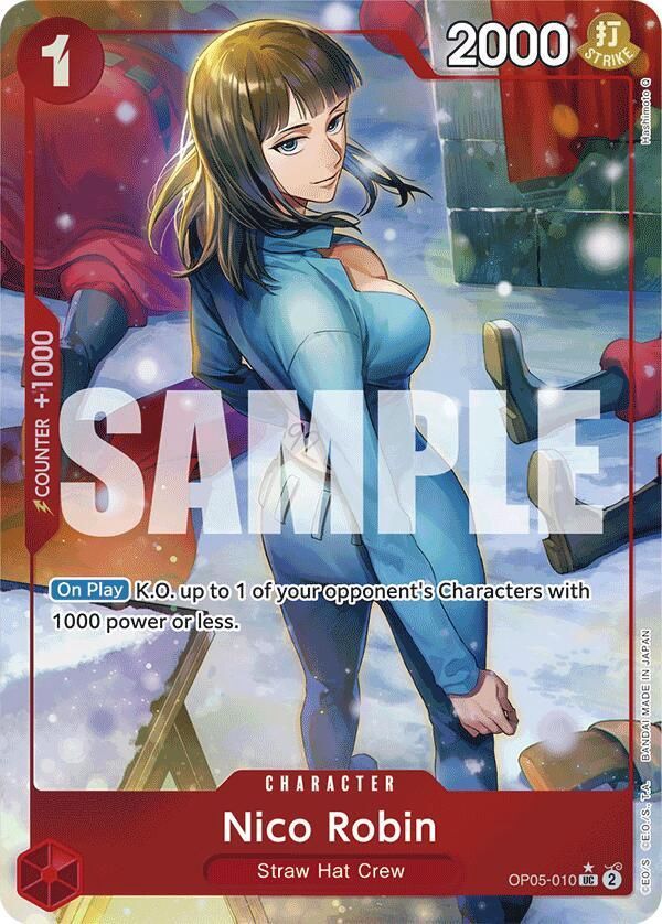 ONE PIECE NICO ROBIN OP05-010 ALT ART PRB
