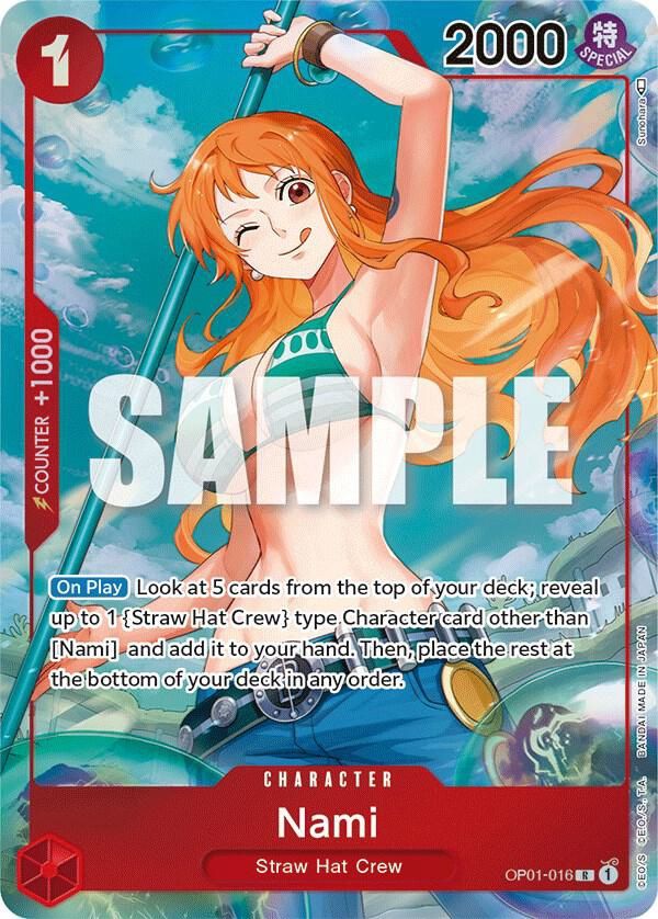 ONE PIECE NAMI OP01-016 ALT ART (POST ERRATA)