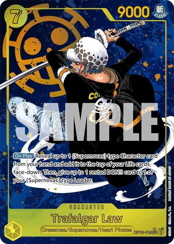 ONE PIECE TRAFALGAR LAW OP10-110 ALT ART