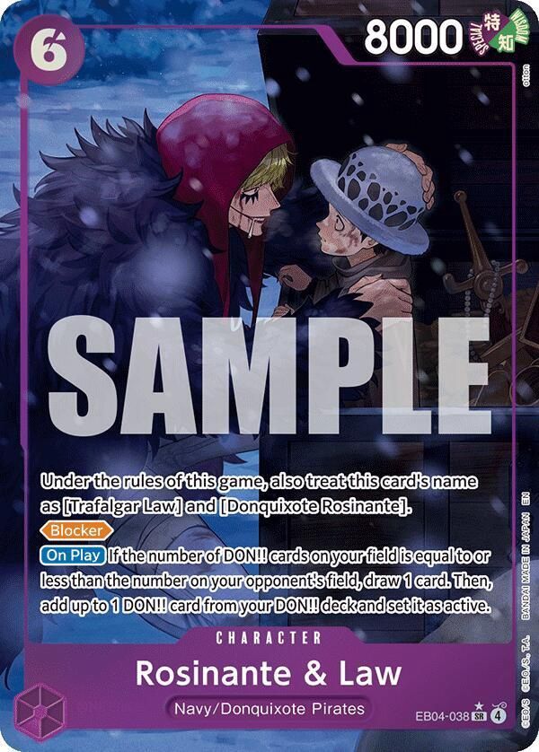 ONE PIECE ROSINANTE &amp; LAW EB04-038