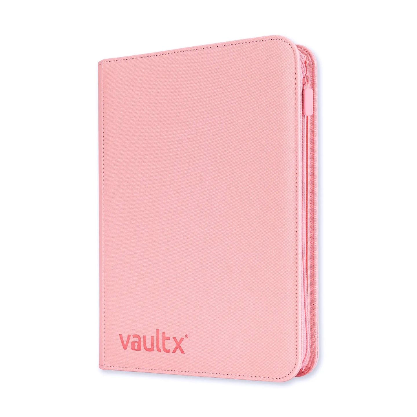 VAULT X EXO TEC 9 POCKET SIDELOADING ZIP BINDER PINK