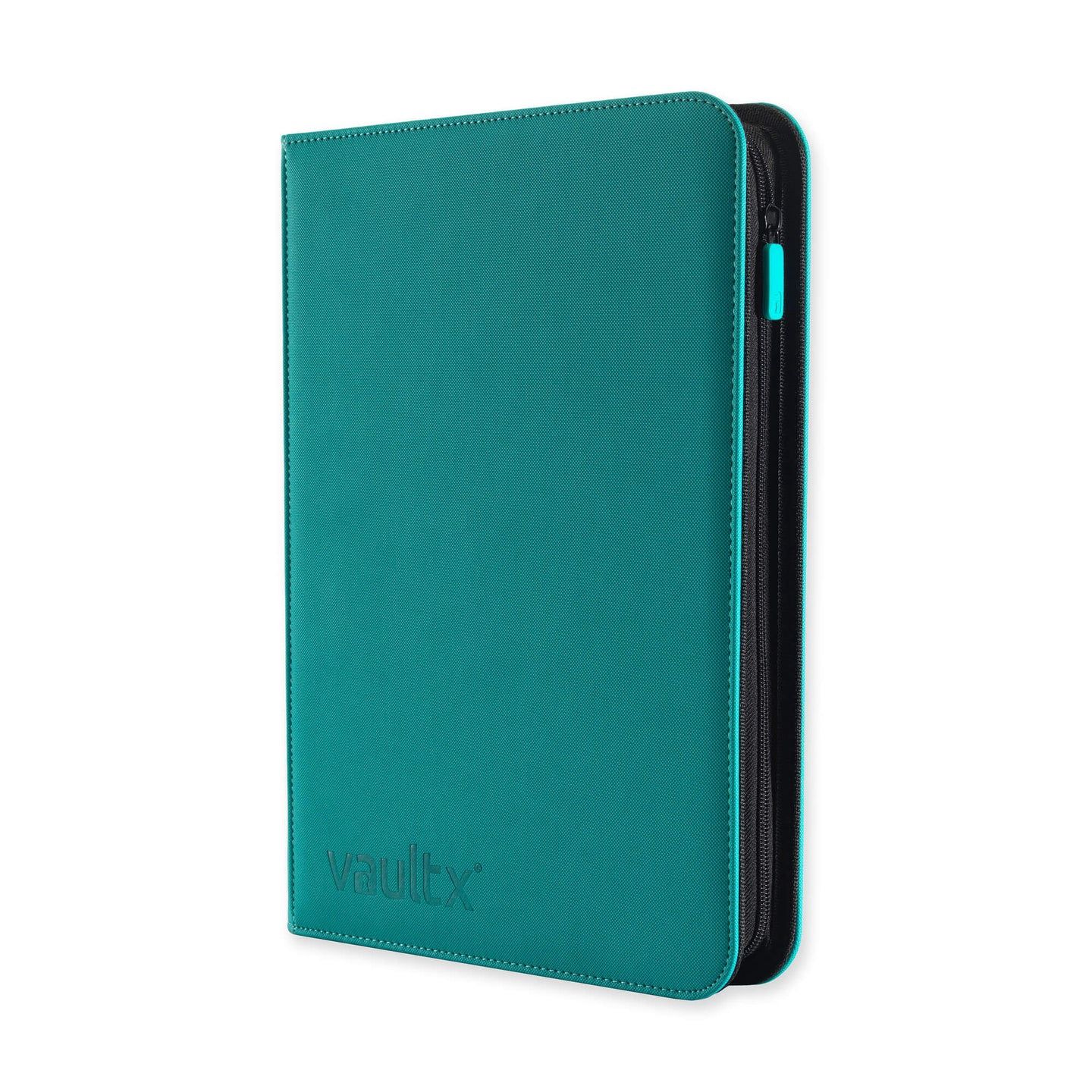 VAULT X EXO TEC 9 POCKET SIDELOADING ZIP BINDER TEAL