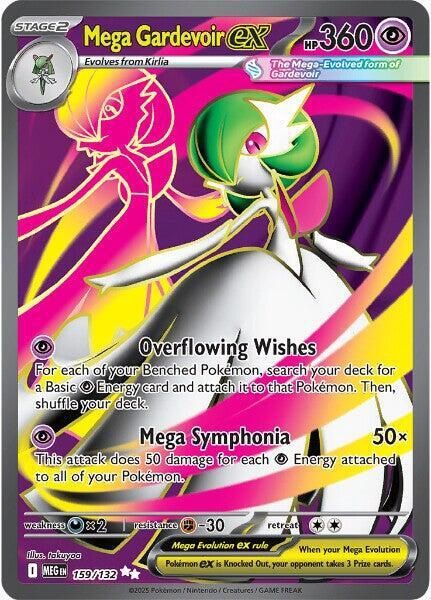 POKEMON MEGA GARDEVOIR EX 159/132