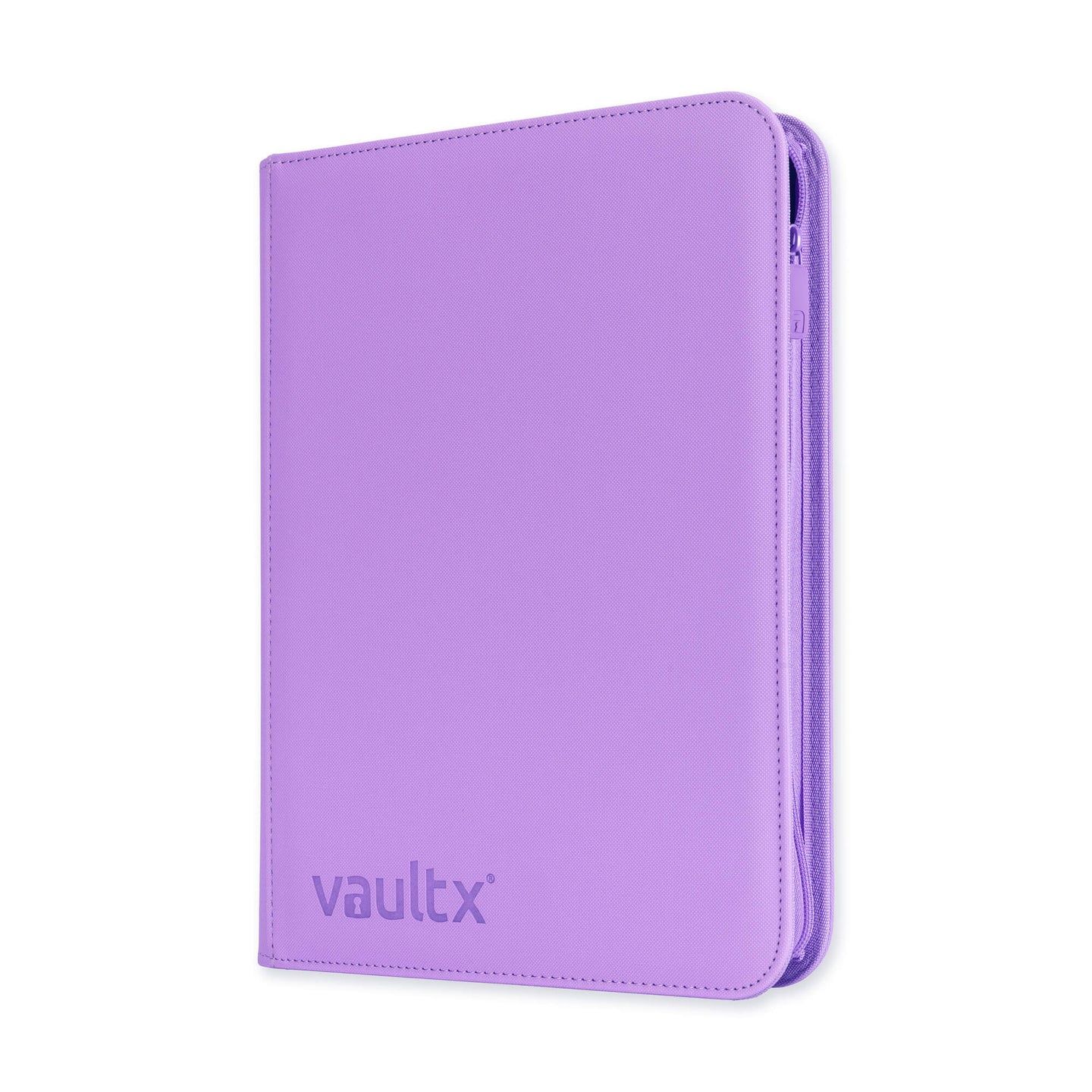VAULT X EXO TEC 9 POCKET SIDELOADING ZIP BINDER PURPLE