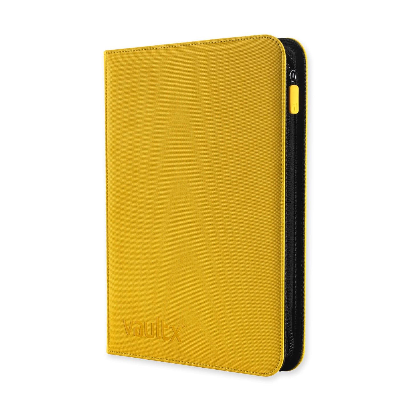 VAULT X EXO TEC 9 POCKET SIDELOADING ZIP BINDER YELLOW