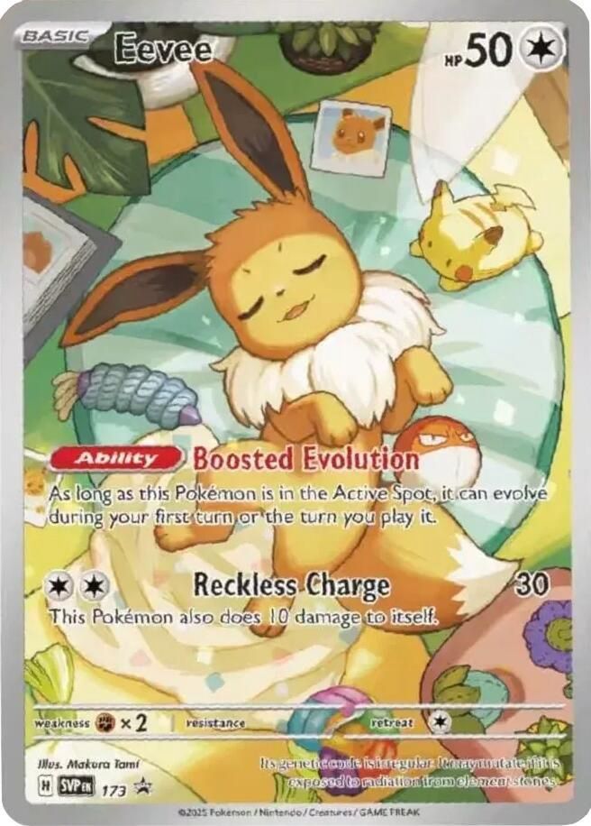 POKEMON  EEVEE 173 BLACK STAR PROMO