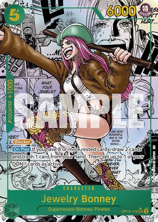 ONE PIECE JEWELRY BONNEY OP12-118 MANGA