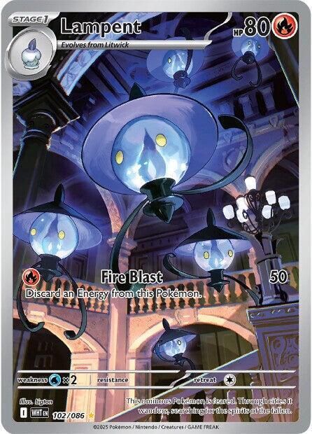 POKEMON LAMPENT 102/086 ILLUSTRATION RARE