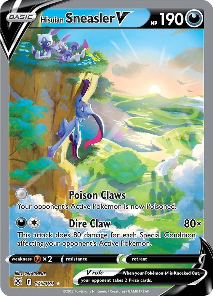 POKEMON HISUIAN SNEASLER V175/189 ALT FULL ART