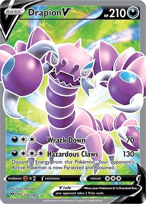 POKEMON DRAPION V 175/185