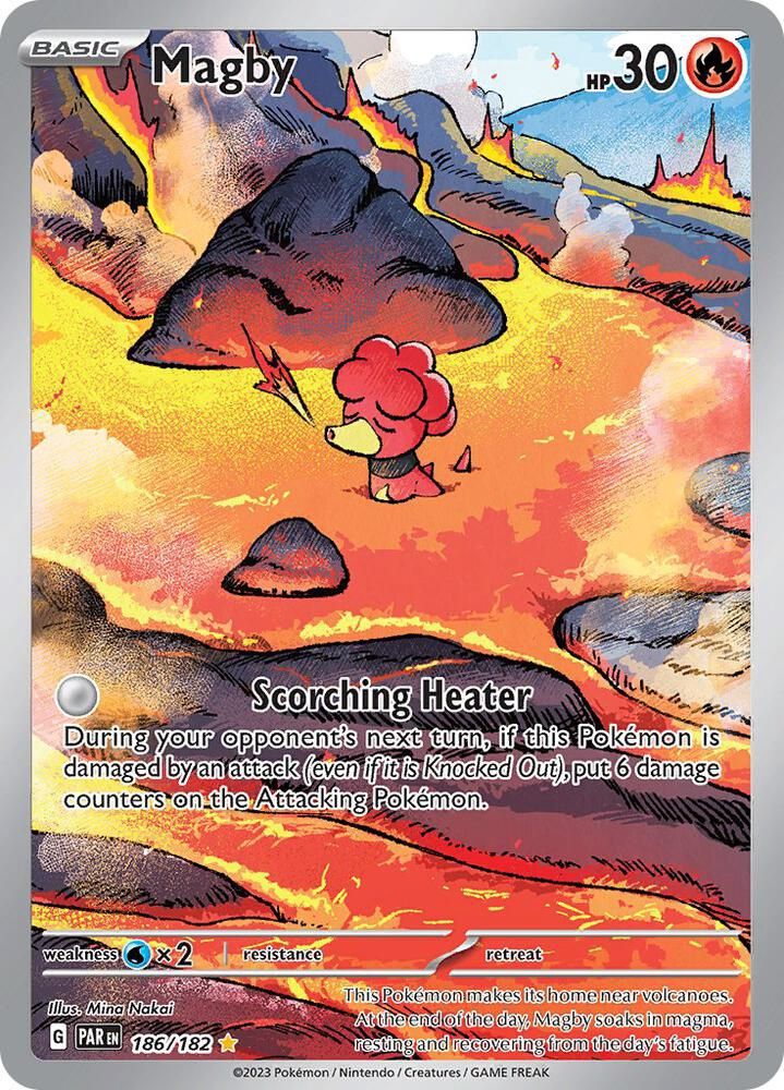 POKEMON MAGBY 186/182 ALT ART