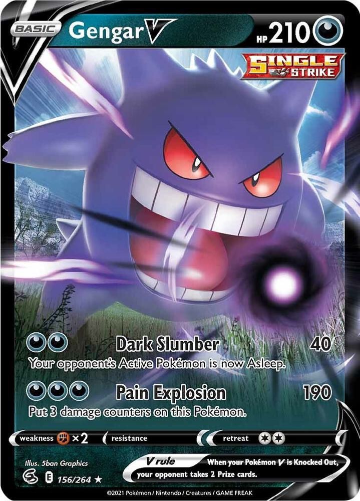 POKEMON GENGAR V 156/264