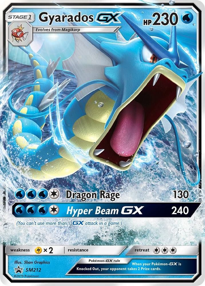 POKEMON GYARADOS GX SM212 PROMO