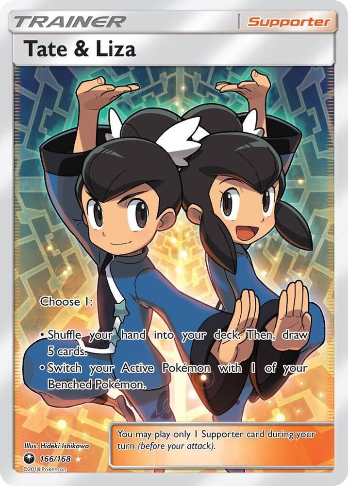 POKEMON TATE &amp; LIZA LP 166/168 FULL ART