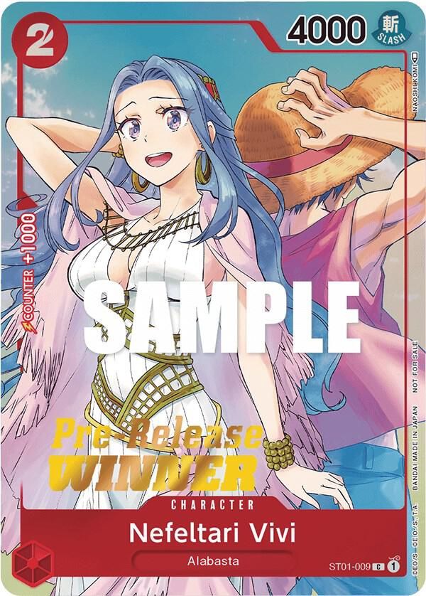 ONE PIECE  NEFELTARI VIVI ST01-009 PRE RELEASE WINNER