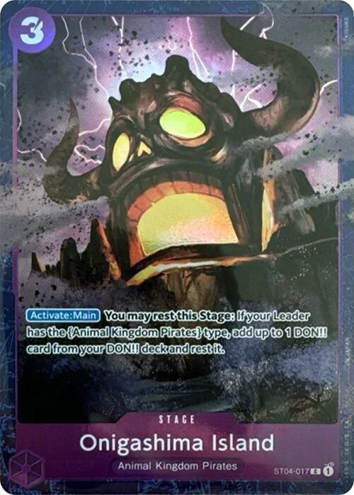 ONE PIECE ONIGASHIMA ISLAND ST04-017 FULL ART PRB