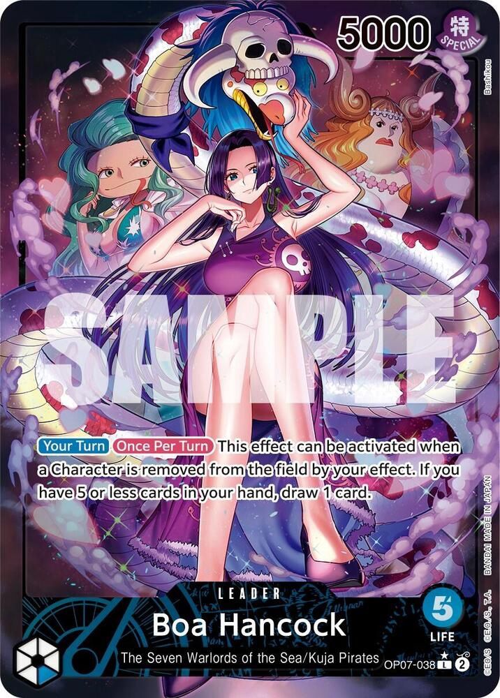 ONE PIECE BOA HANCOCK OP07-038 ALT ART LEADER