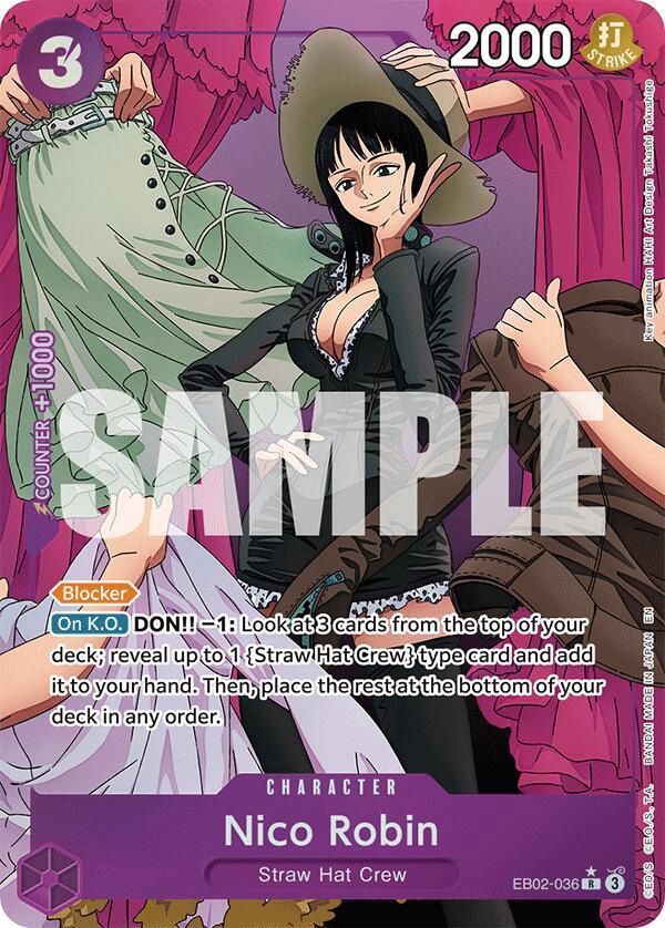 ONE PIECE NICO ROBIN EB02-036 ALT ART