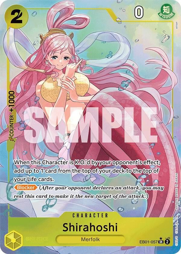 ONE PIECE SHIRAHOSHI ALT ART EB 01 -057